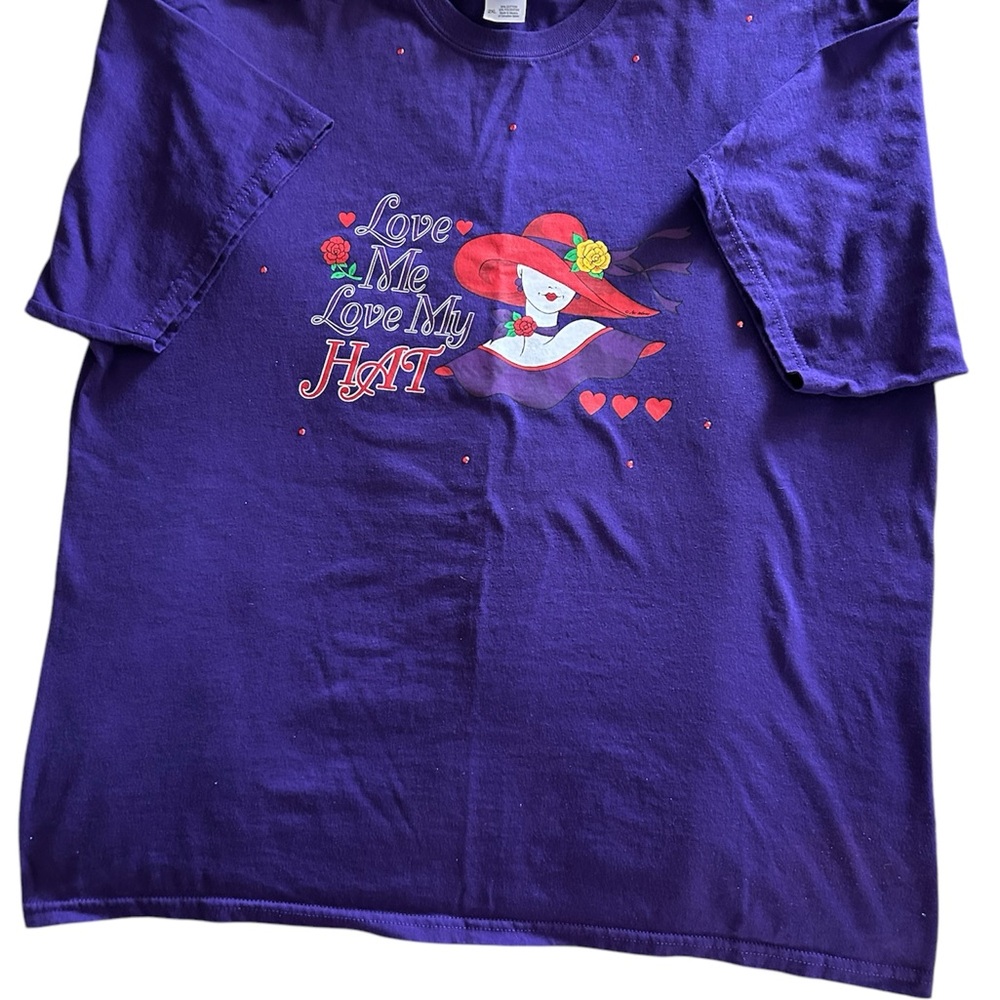 Purple Red Hat tee